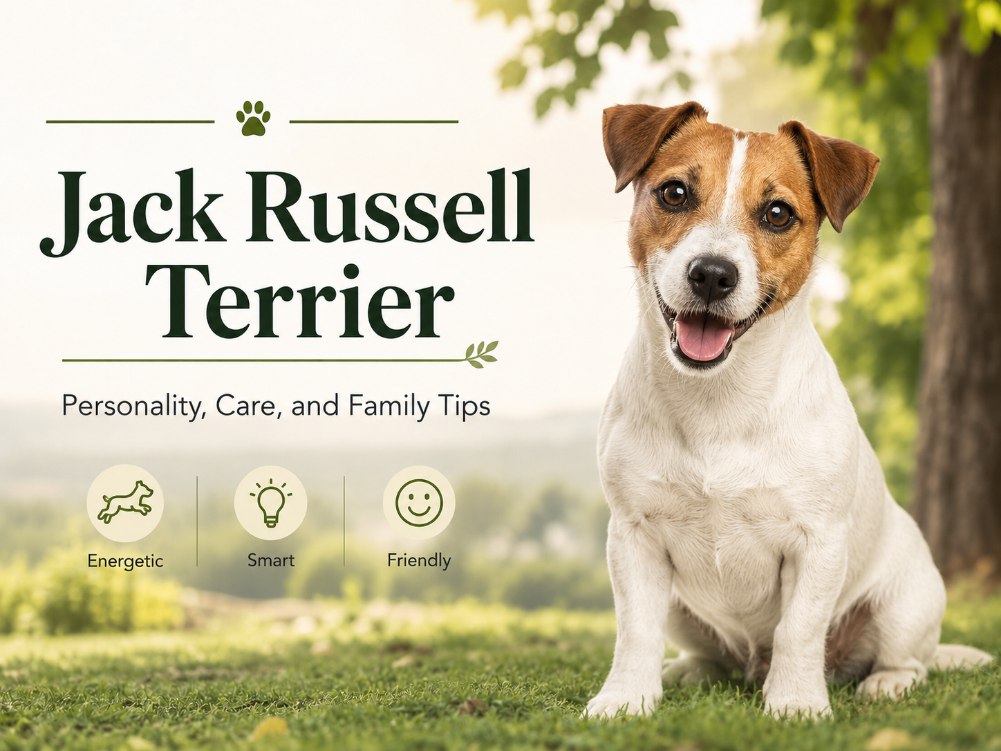 Jack Russell Terrier personality care and family guide