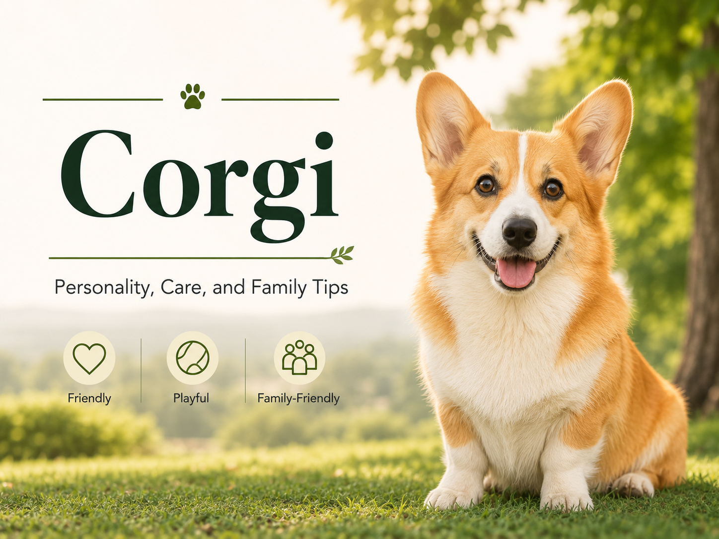 Corgi personality care and family guide