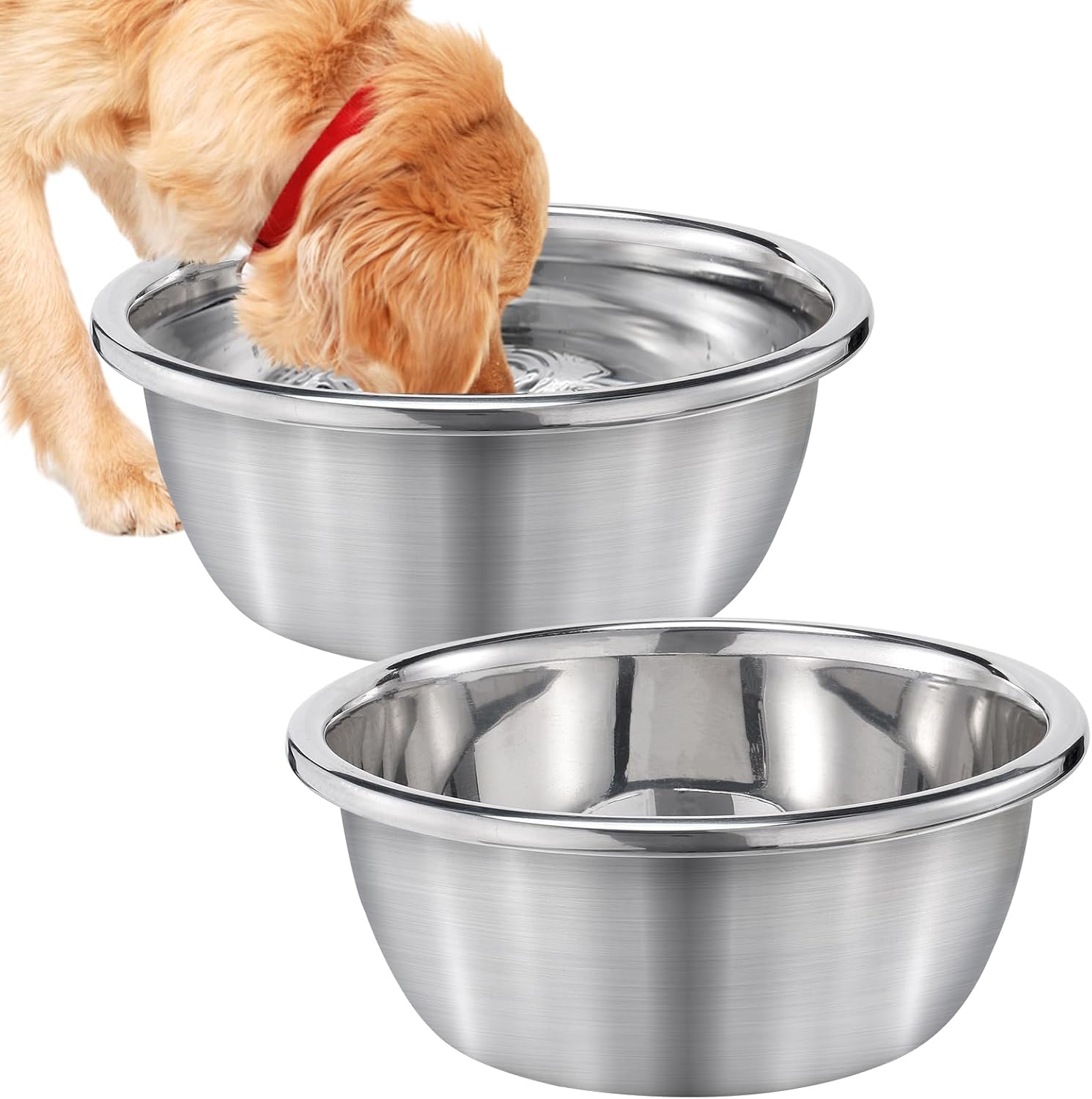 Large Stainless Steel Bowls Set
