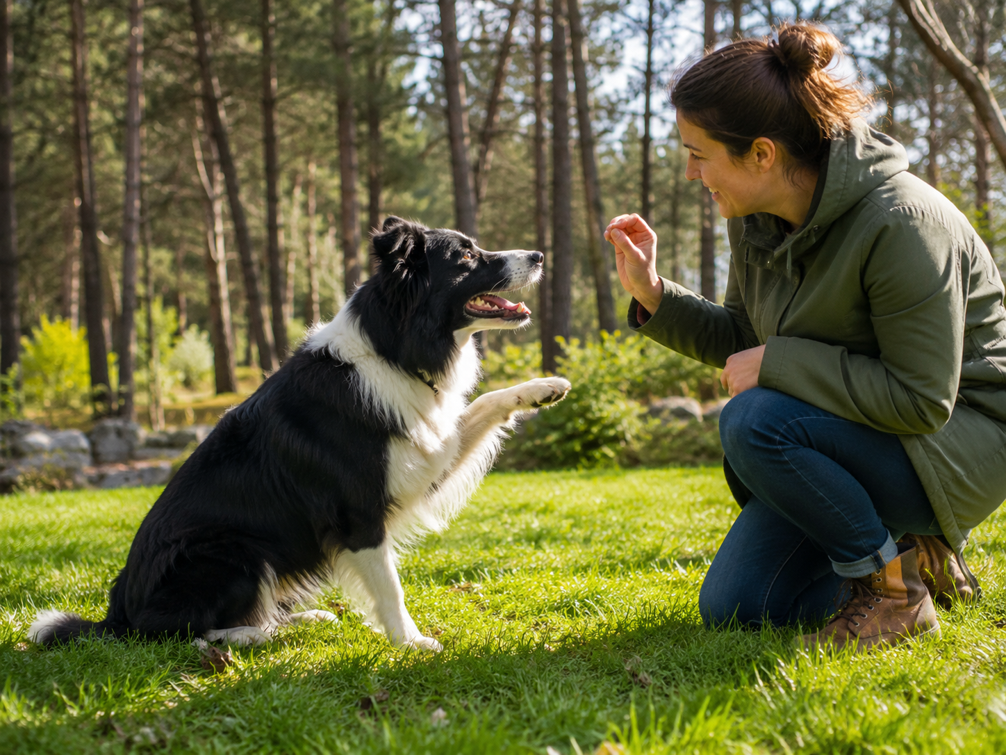 Dog enjoying an appropriate walk with time to sniff and explore