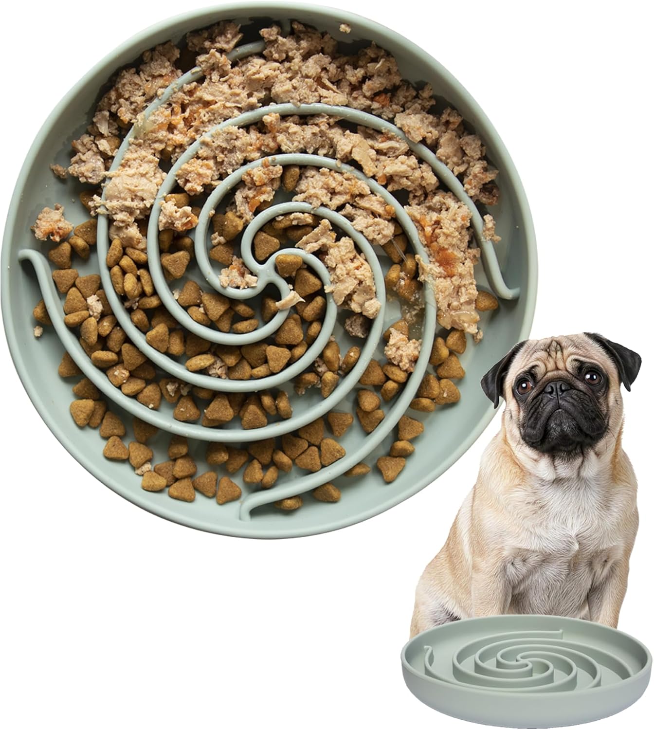Spiral Slow Feeder Bowl