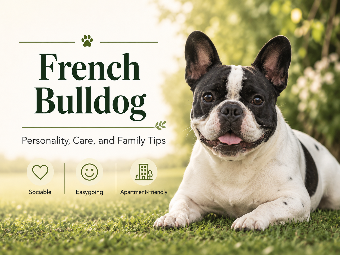 French Bulldog family dog and owner guide