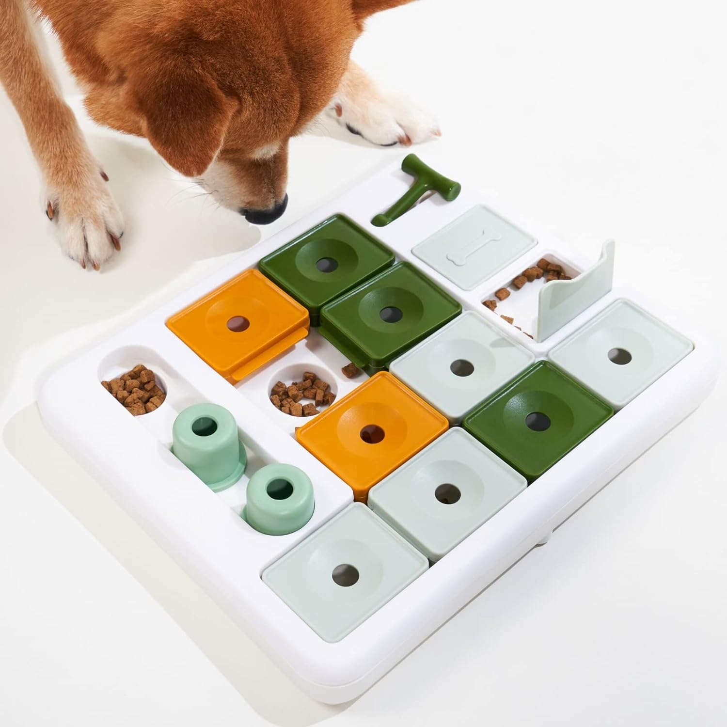 Interactive Dog Puzzle Feeder