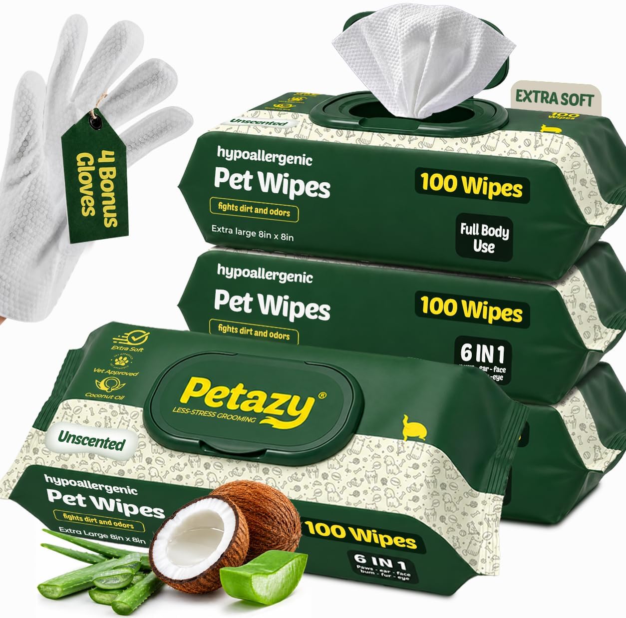 Hypoallergenic Dog Wipes
