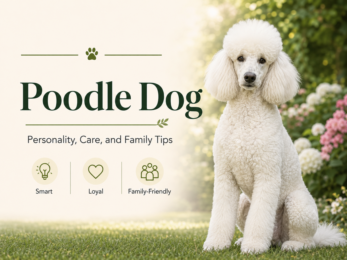 Poodle personality care and family guide
