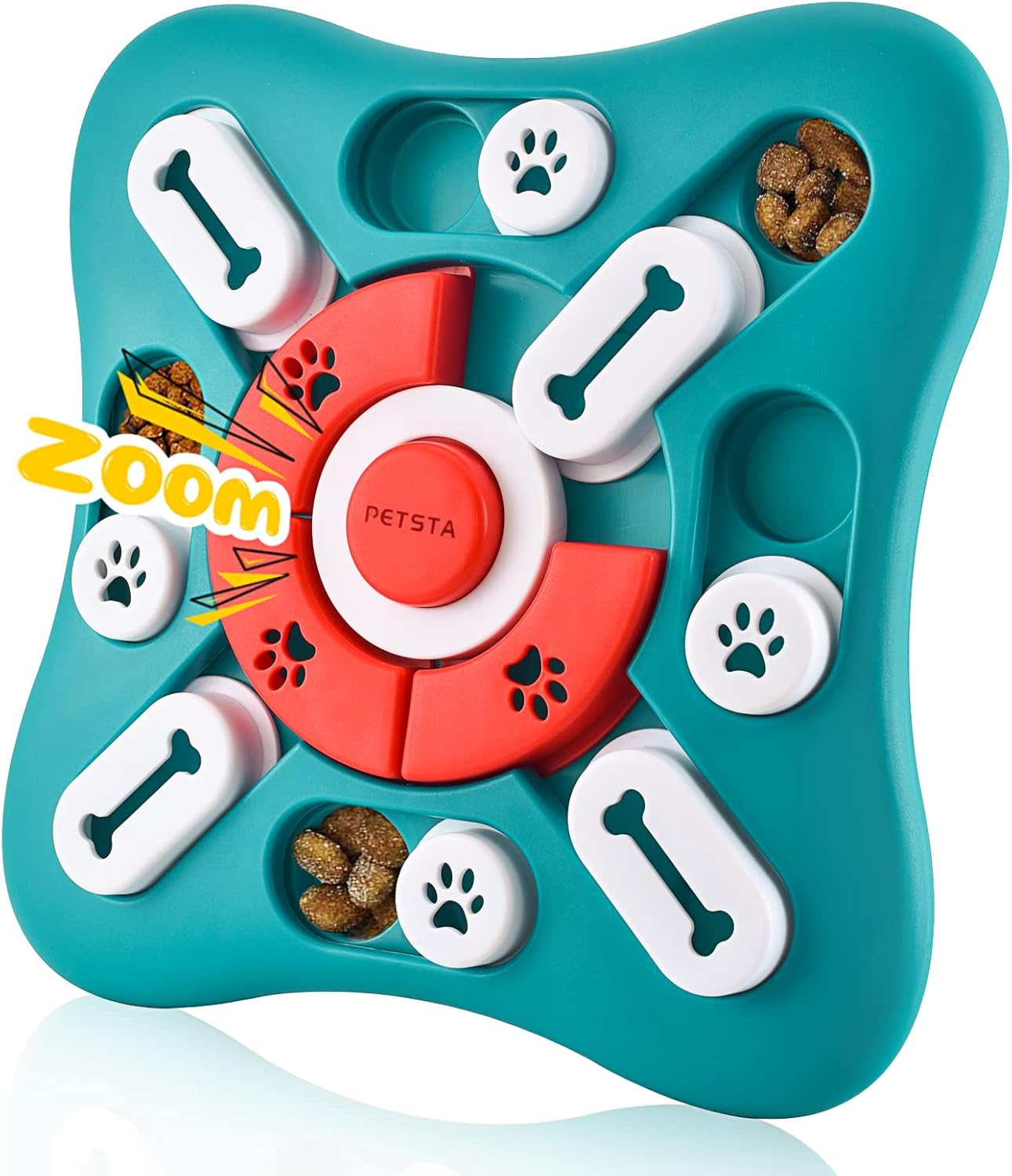 Treat and Kibble Puzzle Dispenser