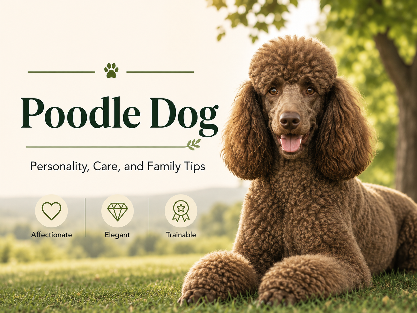 Poodle family dog and owner guide