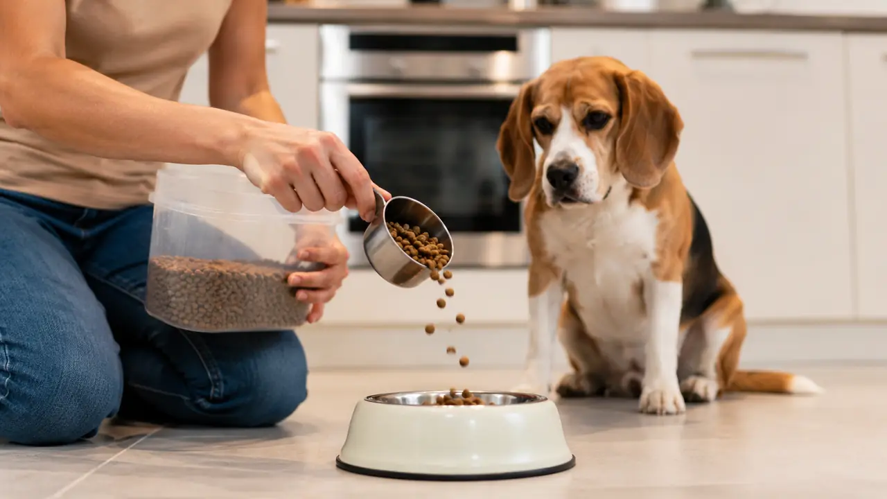 Practical scene related to Dog Food Guide: Labels, Ingredients, Portions and Feeding Choices